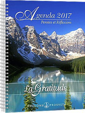 Agenda 2017 - Pensées et réflexions - La Gratitude